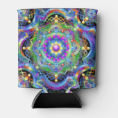 Mandala Universum Psychedelische Kleuren Blikjeskoeler (Voorkant)