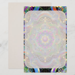 Mandala Universum Psychedelische Kleuren Briefpapier