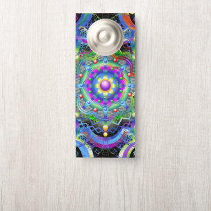Mandala Universum Psychedelische Kleuren Deurhanger