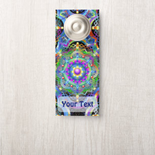 Mandala Universum Psychedelische Kleuren Deurhanger
