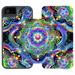 Mandala Universum Psychedelische Kleuren
