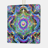 Mandala Universum Psychedelische Kleuren Keramisch Ornament (Links)