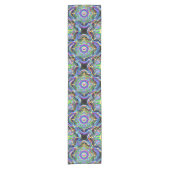 Mandala Universum Psychedelische Kleuren Korte Tafelloper (Voorkant)