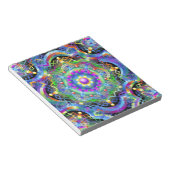 Mandala Universum Psychedelische Kleuren Notitieblok (Schuin)