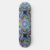 Mandala Universum Psychedelische Kleuren Persoonlijk Skateboard (Voorkant)