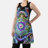 Mandala Universum Psychedelische Kleuren Schort (Insitu)