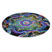 Mandala Universum Psychedelische Kleuren Snijplank (Hoek)