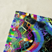 Mandala Universum Psychedelische Kleuren Strandlaken (In situ)