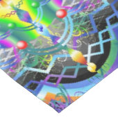 Mandala Universum Psychedelische Kleuren Tafelkleed (Gekanteld)
