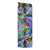 Mandala Universum Psychedelische Kleuren Thermosbeker (Geroteerd rechts)