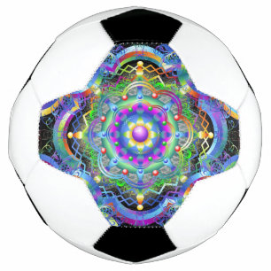 Mandala Universum Psychedelische Kleuren Voetbal