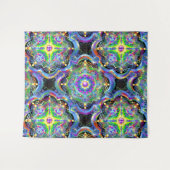 Mandala Universum Psychedelische Kleuren Wandkleed (Voorkant (horizontaal))