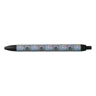 Mandala Universum Psychedelische Kleuren Zwarte Inkt Pen