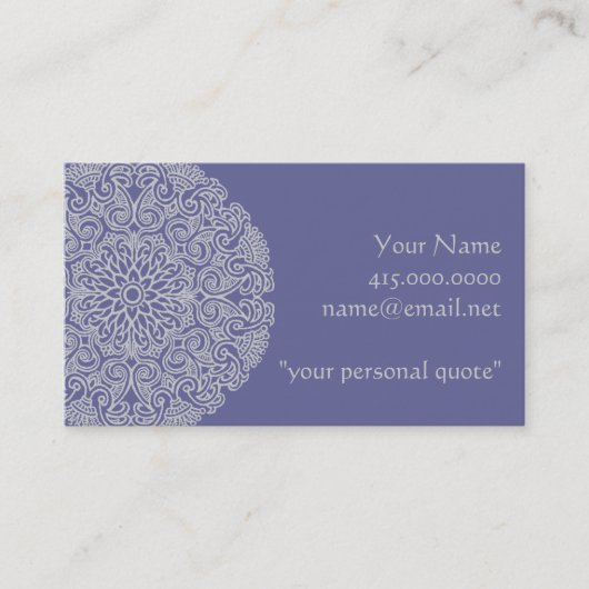  Mandala Universum Visitekaartje (Voorkant)