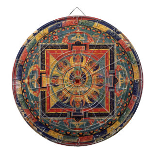 Mandala van Amitayus. Tibetaanse school uit de 19e Dartbord