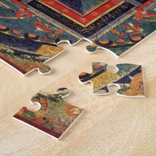 Mandala van Amitayus. Tibetaanse school uit de 19e Legpuzzel (Zijkant)