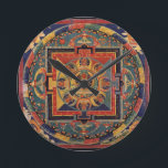 Mandala van Amitayus. Tibetaanse school uit de 19e Ronde Klok<br><div class="desc">Mandala van Amitayus. Tibetaanse school uit de 19e eeuw http://commons.wikimedia.org/wiki/File:Amitayus_Mandala.jpeg</div>