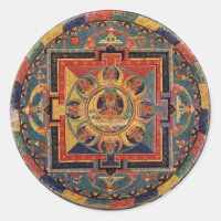 Mandala van Amitayus. Tibetaanse school uit de 19e