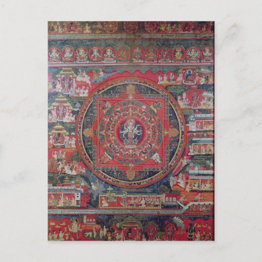 Mandala van Amoghapasa Briefkaart (Voorkant)