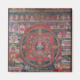 Mandala van Amoghapasa Magneet