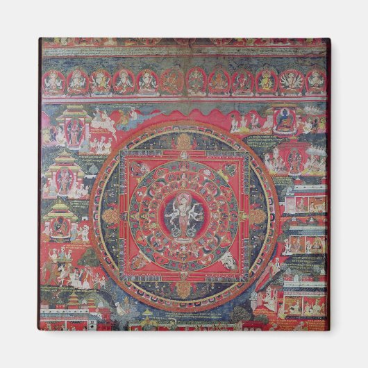 Mandala van Amoghapasa Magneet (Voorkant)