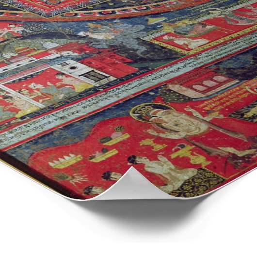 Mandala van Amoghapasa Poster (Hoek)