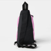 Mandala van Creatie Waterverf Roze Sling Bag (Achterkant)