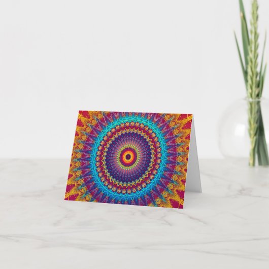 Mandala van de brand en van het Ijs Kaart (Voorkant)