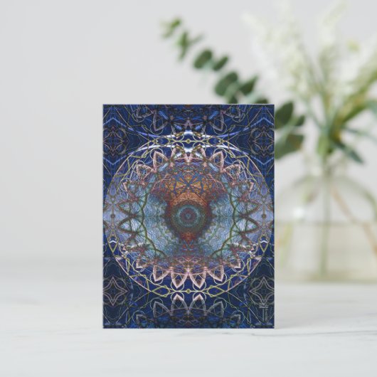Mandala van de Noedic Web Briefkaarten (Staand voorkant)