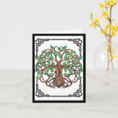 Mandala van de stamboom kaart (Gele Bloem)