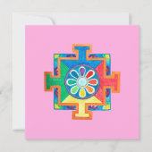 Mandala van de Waterverf van de Creatie Kaart (Voorkant)