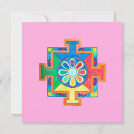 Mandala van de Waterverf van de Creatie Kaart