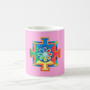 Mandala van de Waterverf van de Creatie Koffiemok