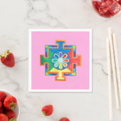 Mandala van de Waterverf van de Creatie Servet (Insitu)