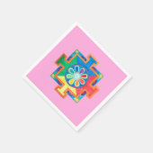 Mandala van de Waterverf van de Creatie Servet (Hoek)