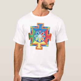 Mandala van de Waterverf van de Creatie T-shirt