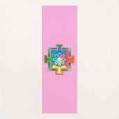 Mandala van de Waterverf van de Creatie Yogamat (Voorkant)