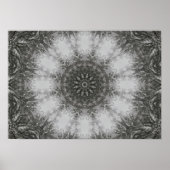 Mandala van de winter poster (Voorkant)
