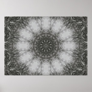 Mandala van de winter poster
