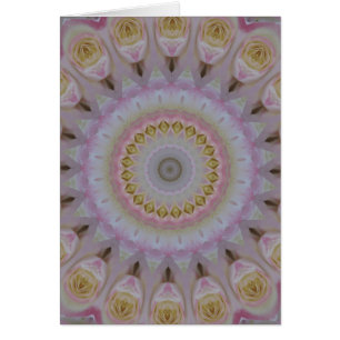 Mandala van Gele Rozen