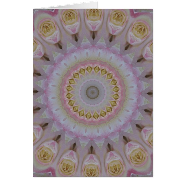 Mandala van Gele Rozen (Voorkant)