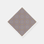 Mandala van Gele Rozen Servet (Hoek)