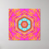 Mandala van geluk canvas afdruk (Voorkant)