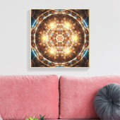 Mandala van het hart van verandering 17 verpakt Ca Canvas Afdruk (Insitu (Woonkamer))