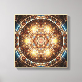Mandala van het hart van verandering 17 verpakt Ca Canvas Afdruk
