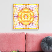 Mandala van het hart van verandering 20 verpakt Ca Canvas Afdruk (Insitu (Woonkamer))