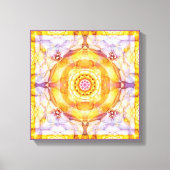 Mandala van het hart van verandering 20 verpakt Ca Canvas Afdruk (Voorkant)