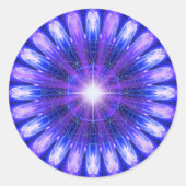 Mandala van Intuïtie Ronde Sticker (Voorkant)