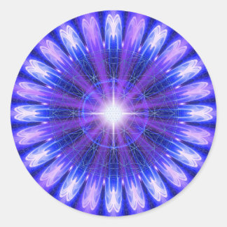 Mandala van Intuïtie Ronde Sticker