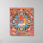 Mandala van Jnanadakini Canvas Afdruk (Voorkant)